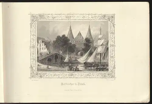 Album von Lübeck. Acht Blätter in Stahlstich.