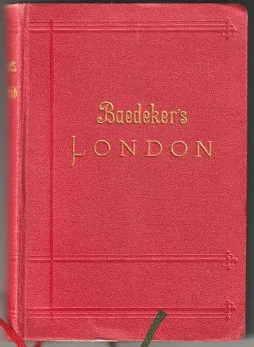 London und Umgebung. Handbuch für Reisende. BAEDEKER, Karl (Hrsg.).