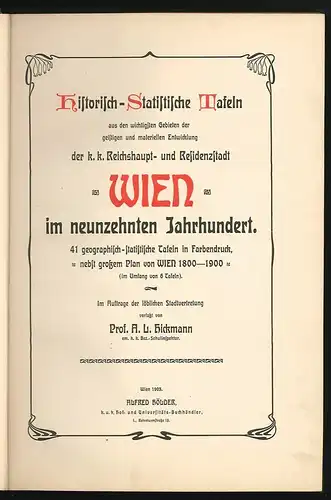 Historisch-statistische Tafeln aus den wichtigsten Gebieten der geistigen und ma