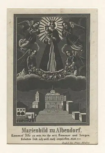 Marienbild zu Albendorf.