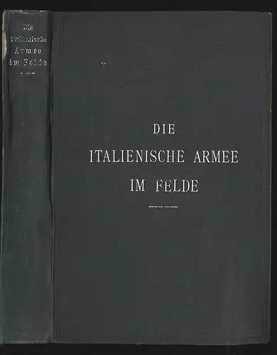 Die italienische Armee im Felde 1917.