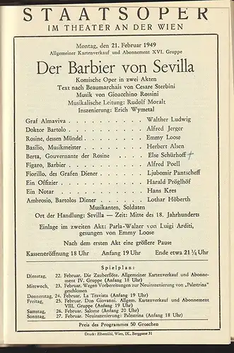 Staatsoper im Theater an der Wien. [Und]: Burgtheater im Ronacher [Und]: Wiener 