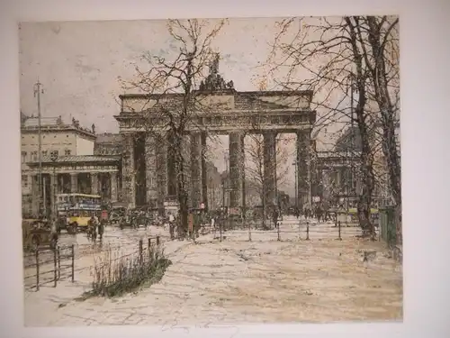 [Berlin Brandenburger Tor]. KASIMIR, Luigi. Graphiker (1881-1962).