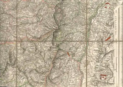 DONNET, Carte topographique, mineralogique et... 1826