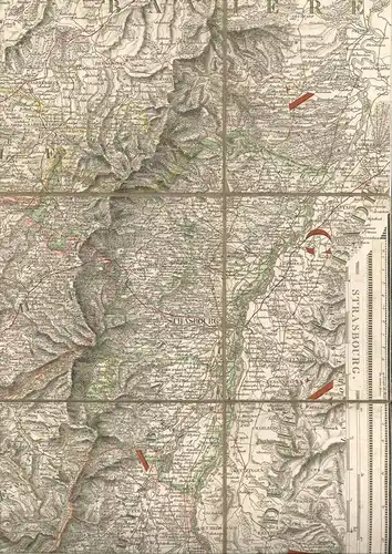 DONNET, Carte topographique, mineralogique et... 1826