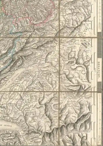 DONNET, Carte topographique, mineralogique et... 1826