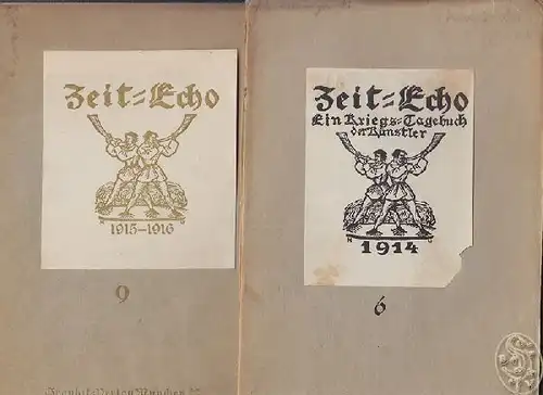Zeit-Echo. Ein Kriegs-Tagebuch der Künstler. 1914