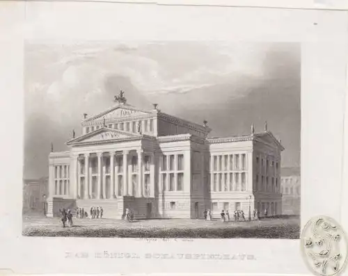 Das königl. Schauspielhaus. 1840