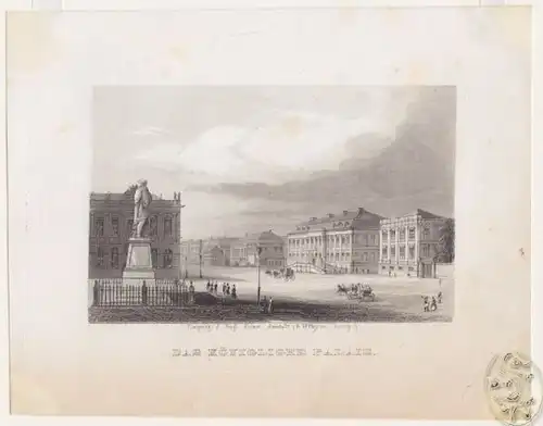 Das königliche Palais. 1840