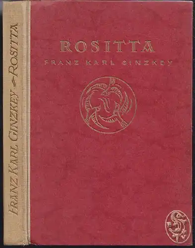 GINZKEY, Rositta. 1921