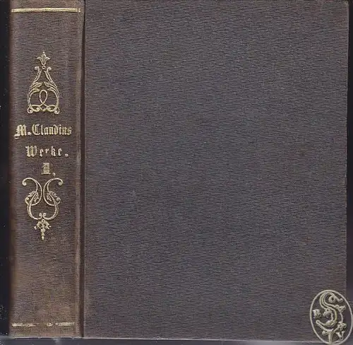 CLAUDIUS, Werke. 1844