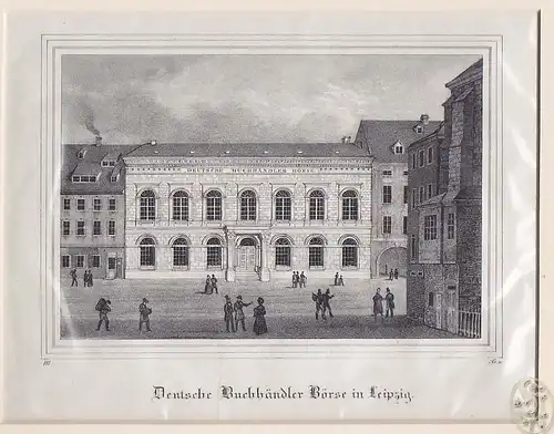 Deutsche Buchhändler Börse in Leipzig. 1835