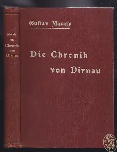 MACASY, Die Chronik von Dirnau. Geschichte... 1903