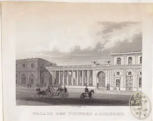 Palais des Prinzen Albrecht. 1840