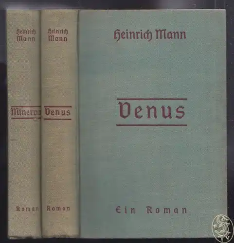 MANN, Venus. Ein Roman. 1917