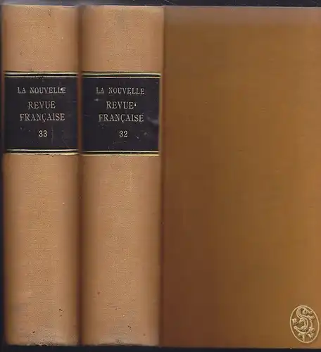 La Nouvelle revue Francaise. Revue mensuelle de... 1929