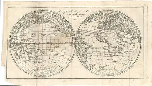 Anleitung zur allgemeinen Kenntniß der Erdkugel. BODE, Johann Elert.