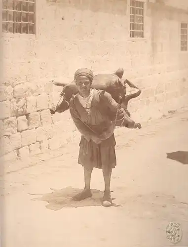 Porteur d eau a Jerusalem.