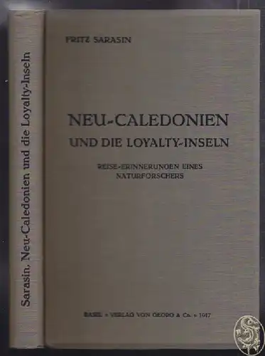SARASIN, Neu-Caledonien und die... 1917