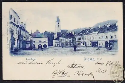 Aspang, N. Ö. Hauptplatz.