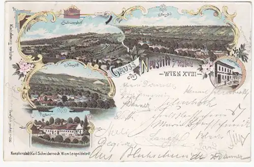 Gruss aus Neustift a / Walde. Wien XVIII.