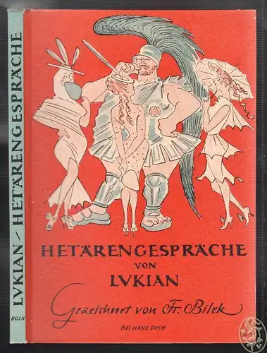 Hetärengespräche. Gezeichnet von Fr. Bilek. LUKIAN (Lucianus Samosatensis).