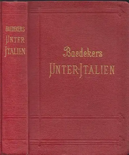 BAEDEKER, Unteritalien, Sizilien, Sardinien,... 1911