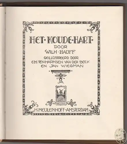 Het koude Hart. HAUFF, Wilh.