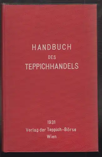 Handbuch des Teppichhandels.