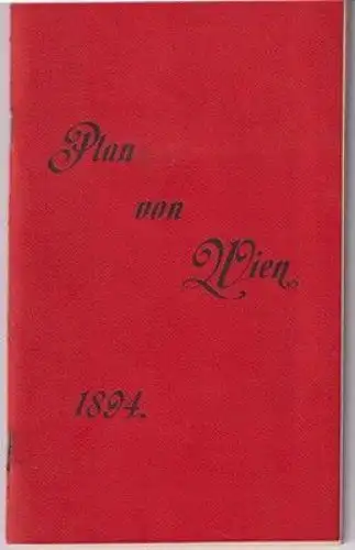 Plan von Wien mit kurzem Wegweiser und mit Erläuterungen unter besondere 1088-18