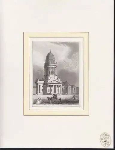 Die neue Kirche. [Gendarmenmarkt]. 1840