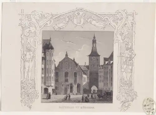 Rathaus zu München. 1857