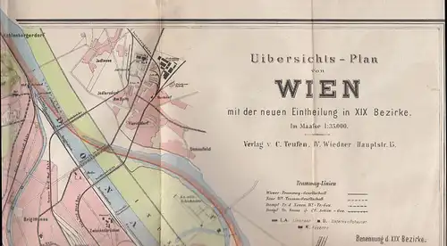 Plan von Wien mit kurzem Wegweiser und mit Erläuterungen unter besonderer Berück