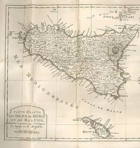 Voyage en Sicile et a Malthe, fait en l`année 1770. Trad. de l`Anglois par M. DE