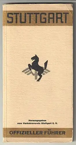 Offizieller Führer durch Stuttgart. KIENZLE, Oscar.