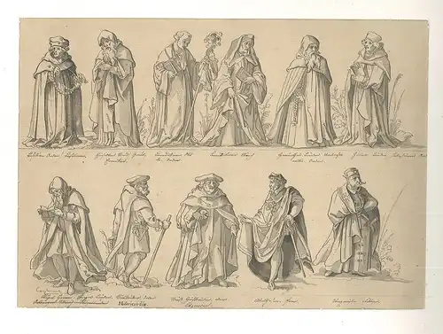 Zwei lavierte Tusche-Zeichnungen. GAUL, Gustav.