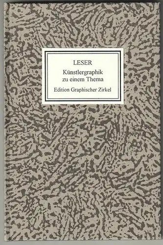 Leser. Künstlergraphik. FITZBAUER, Erich (Hrsg.).