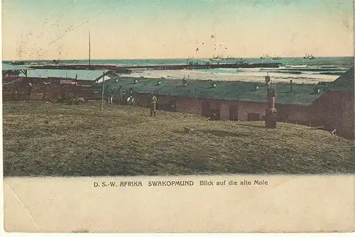 D. S.-W. Afrika Swakopmund. Blick auf die alte Mole.