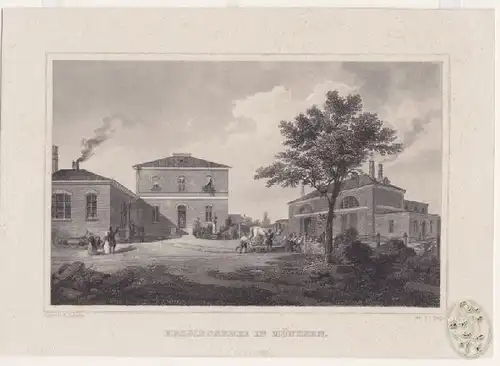 Erzgiesserei in München. 1860