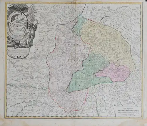 Principatus Transilvaniae In Suas Quasque Nationes earumque Sedes Et Regiones cu