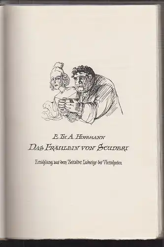 Das Fräulein von Scuderi. Eine Erzählung aus dem Zeitalter Ludwig XIV. HOFFMANN