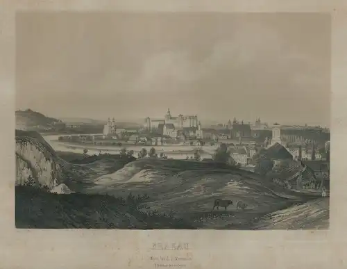 Krakau. ALT, Rudolf v. - SANDMANN, [Franz Xaver].