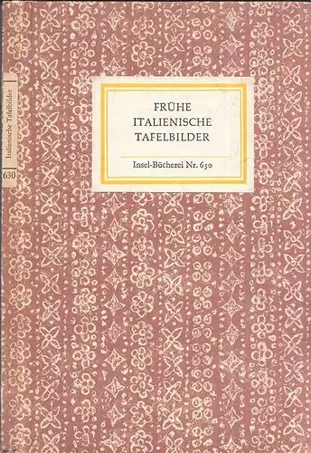 Frühe italienische Tafelbilder. 20 Meisterwerke des Lindenau-Museums in Altenbur