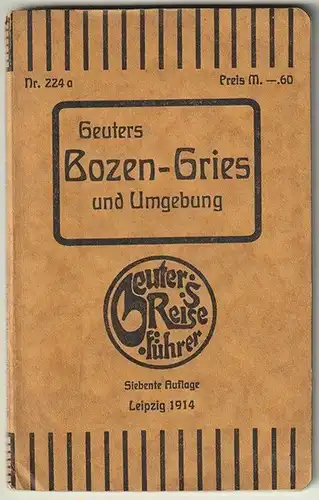 Bozen-Gries und Umgebung mit seinen Bergbahnen,