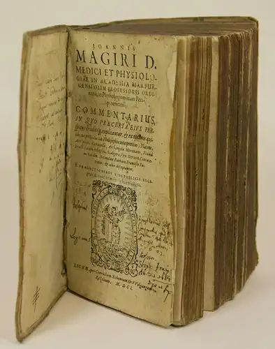 MAGIRUS, Joannis Magiri D. Medici Et... 1601