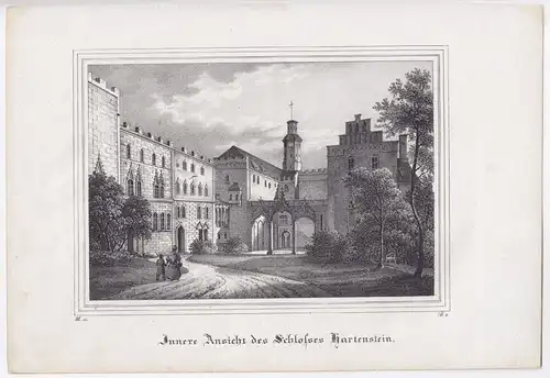 Innere Ansicht des Schloßes Hartenstein.