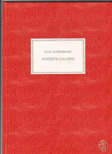 Jenseits-Galerie. Ein Zyklus von zehn Zeichnungen. Herausgegeben von Erich Fitzb