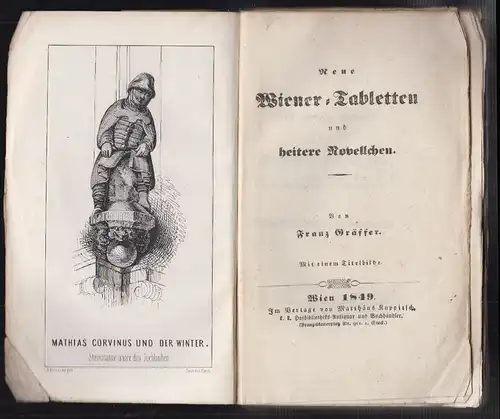 Neue Wiener-Tabletten und heitere Novellchen. GRÄFFER, Franz.