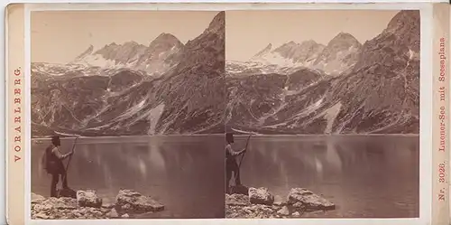 Luener See mit Scesaplana.