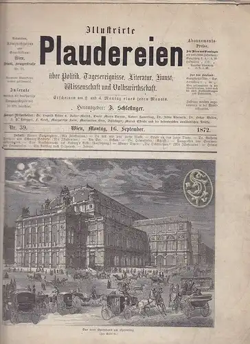 Illustrirte Plaudereien über Politik, Tagesereignisse, Litteratur, Kunst, Wissen